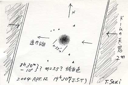 [A sketch of mysterious object]
