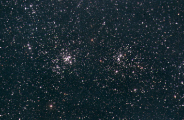 [The Double Star Cluster in Perseus (Open Star Cluster)]